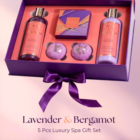 Jane & Bloom Spa Gift Set: A Date Escape to Provence — Lavender & Bergamot