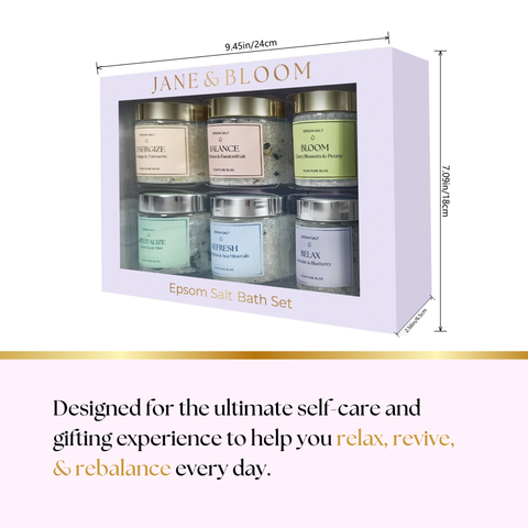 Jane & Bloom Epsom Salt Bath Gift Set