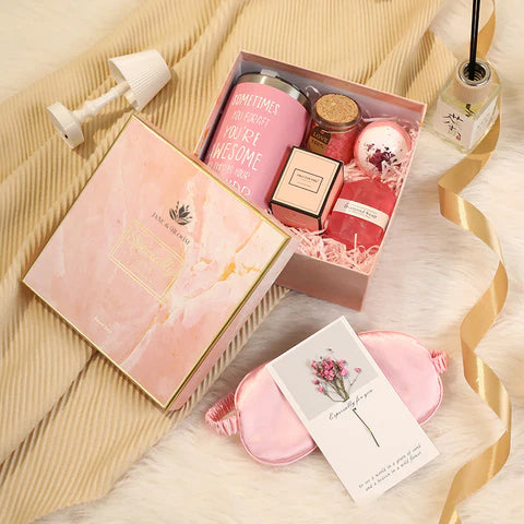 Mother's Day Pretty in Pink Spa & Bloom Gift Set