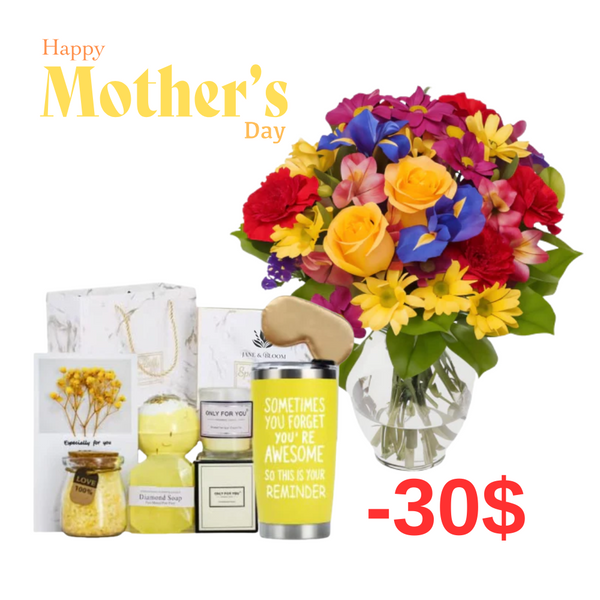 Mother's Day Sun-Kissed Moments Spa & Bloom Gift Set