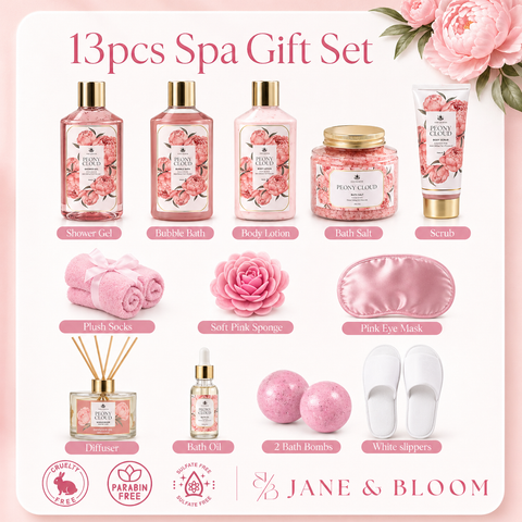Summer Spa Gift Basket - Peony Cloud
