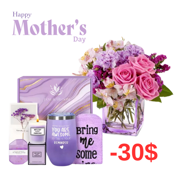 Mother's Day Evening Bloom Spa & Bloom Gift Set