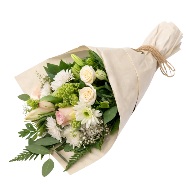 Florist Choice Beige & White Bouquet