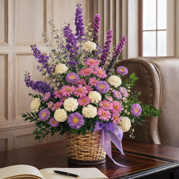 Lavender Reminder Basket