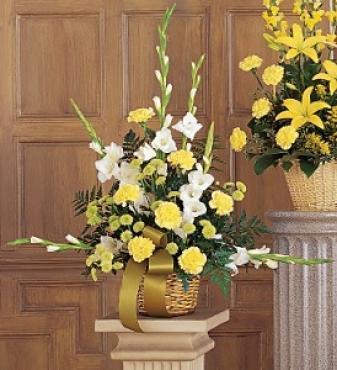 Vibrant Yellow Basket